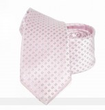    Goldenland Slim Krawatte - Rosa gepunktet Kleine gemusterte Krawatten